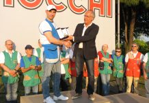 La “cartuccia d’oro” Fiocchi al veneto Cristian Fusti